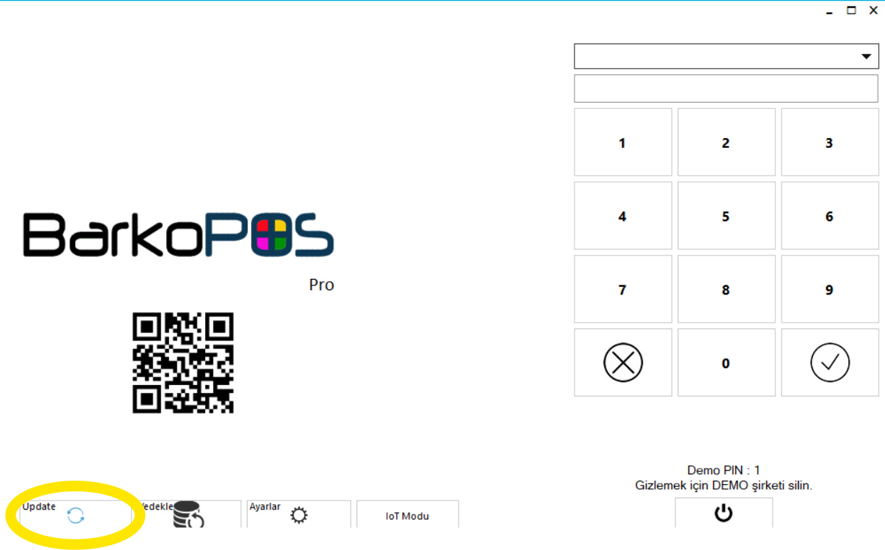 Barkopos Program Güncelleme
